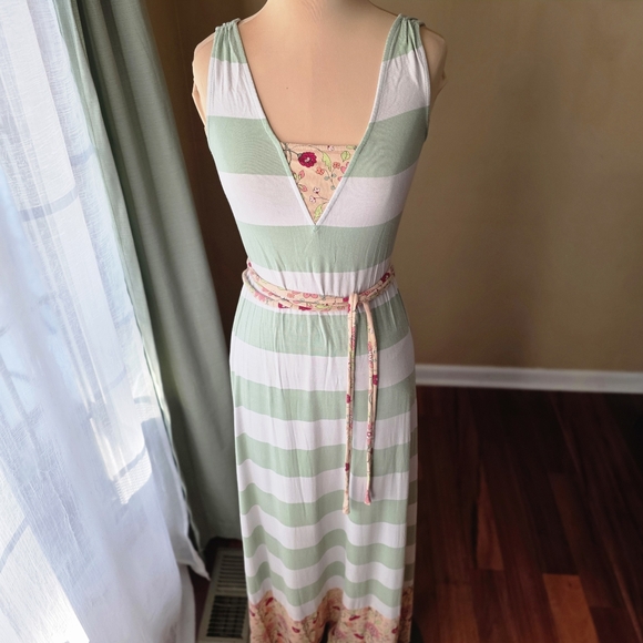 Matilda Jane Seaside Afternoon Striped Maxi Dress | Size XS (fits M) - Picture 2 of 12